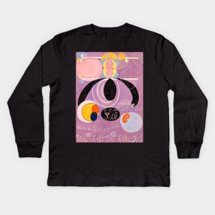 High Resolution Hilma af Klint Group Iv No 6 Adulthood 1907 Kids Long Sleeve T-Shirt